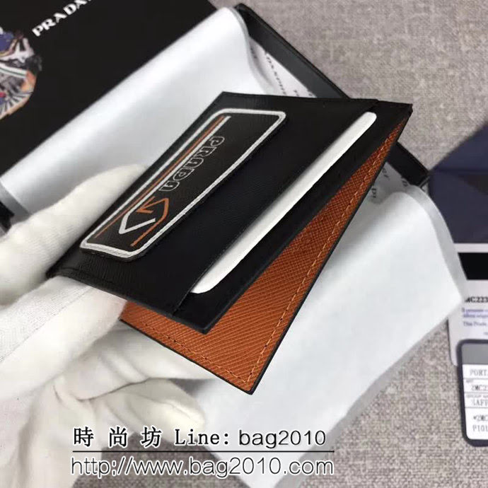 PRADA普拉達 官網同步 2018最新摩登態度系列 男士卡片夾 2MC223 DD1336